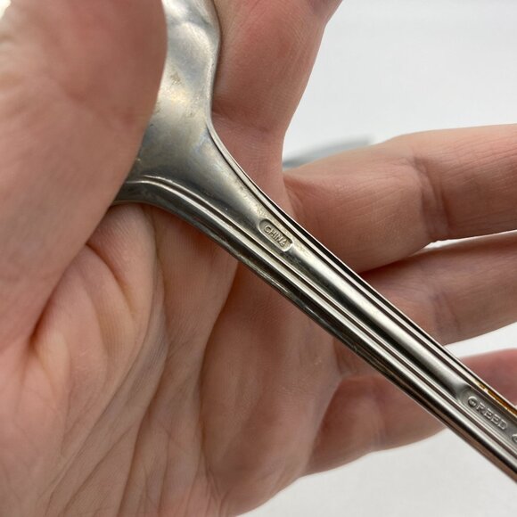 Reed & Barton Tarbor Flatware cake serving knife set salad fork stainless tarbou - Picture 8 of 9